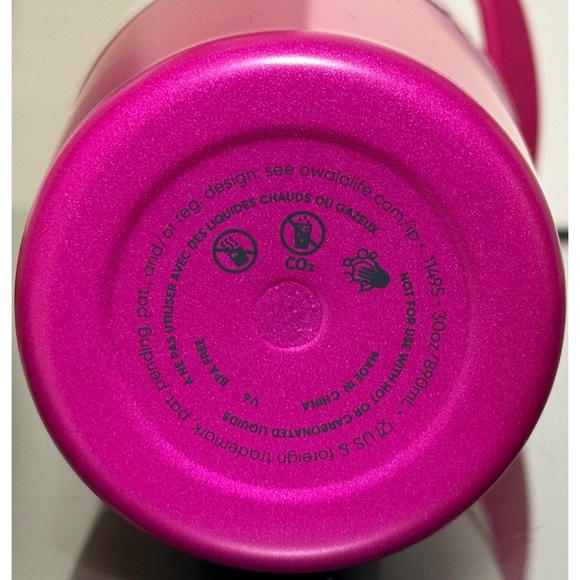 Owala 30oz FreeSip Sway Water Bottle, READ MY LIPS PINK, VALENTINE’S - Picture 5 of 5